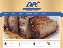 Tablet Screenshot of dillonprovision.com